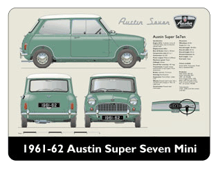 Austin Super Seven 1961-62 Mouse Mat